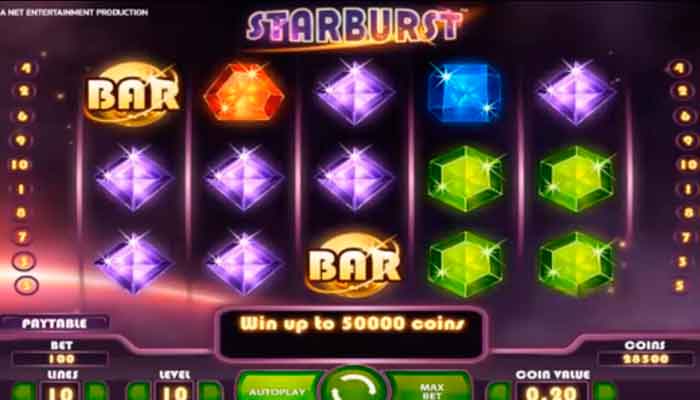 10 ilmaiskierrokset Starburst